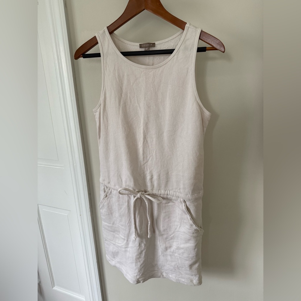 LILLA P Casual Drawstring Dress